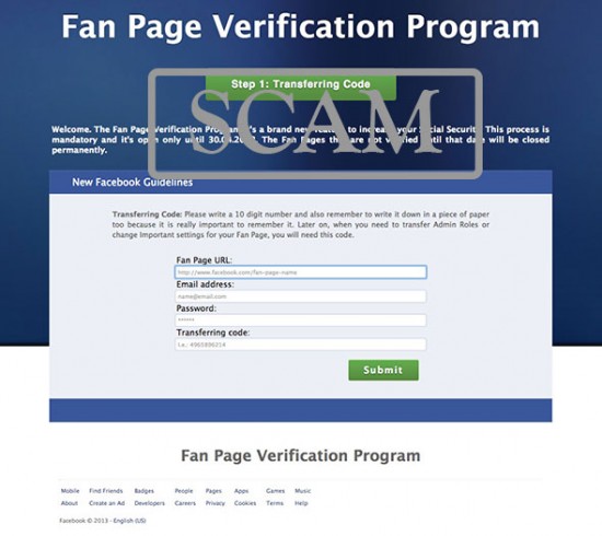 facebook-programme-verification-pages-facebook-scam