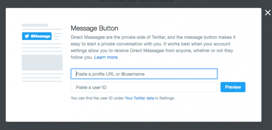 Twitter-Button-integration