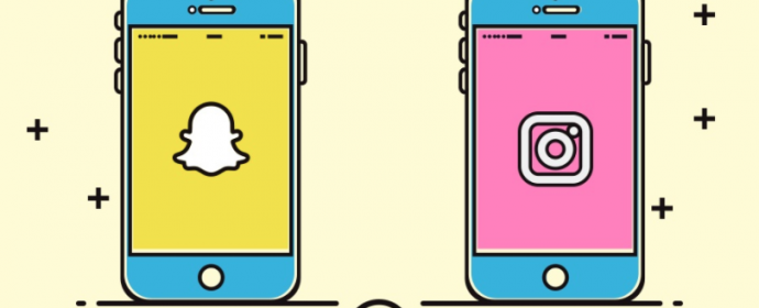 Comparatif des stories Snapchat versus les stories Instagram – Infographie