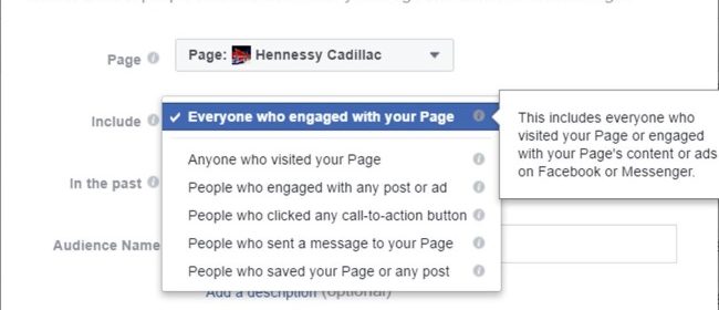 Facebook ajoute « ceux qui se sont engagés avec votre Page » aux audiences personnalisées