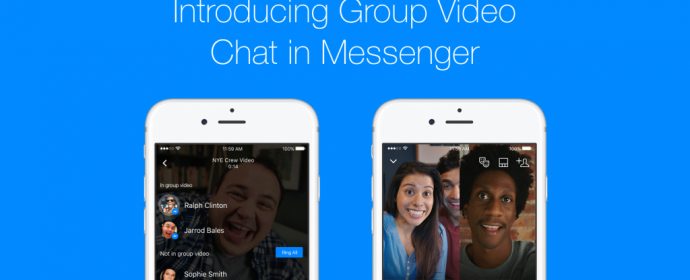 Facebook introduit les appels vidéo en groupe sur Messenger