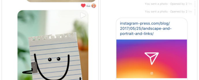 Instagram Direct permet maintenant le partage de liens