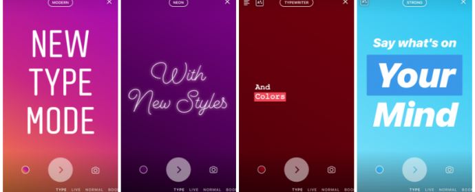 Instagram introduit Texte, un mode textuel seul pour les Stories