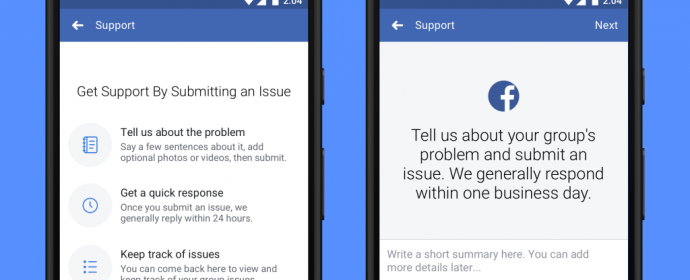 Facebook propose un support pour les administrateurs de groupe
