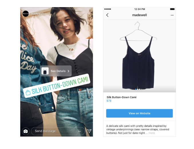 Instagram propose de nouvelles possibilités pour acheter sur la plateforme
