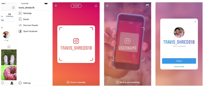 Instagram lance des Nametags, des QR codes scannables