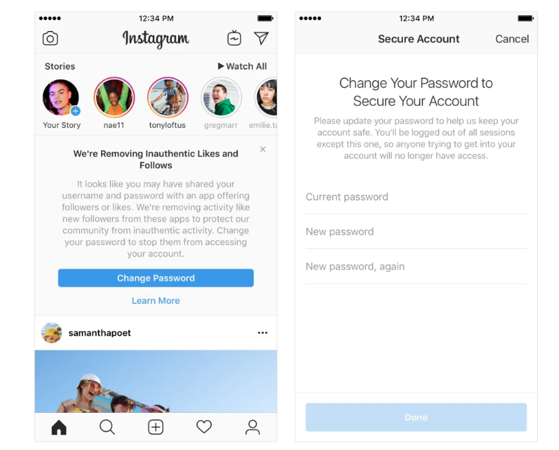 Instagram prend des mesures pour lutter contre les fausses interactions