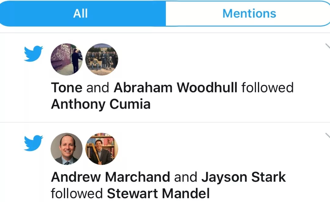 L&rsquo;onglet notifications de Twitter devient plus bruyant
