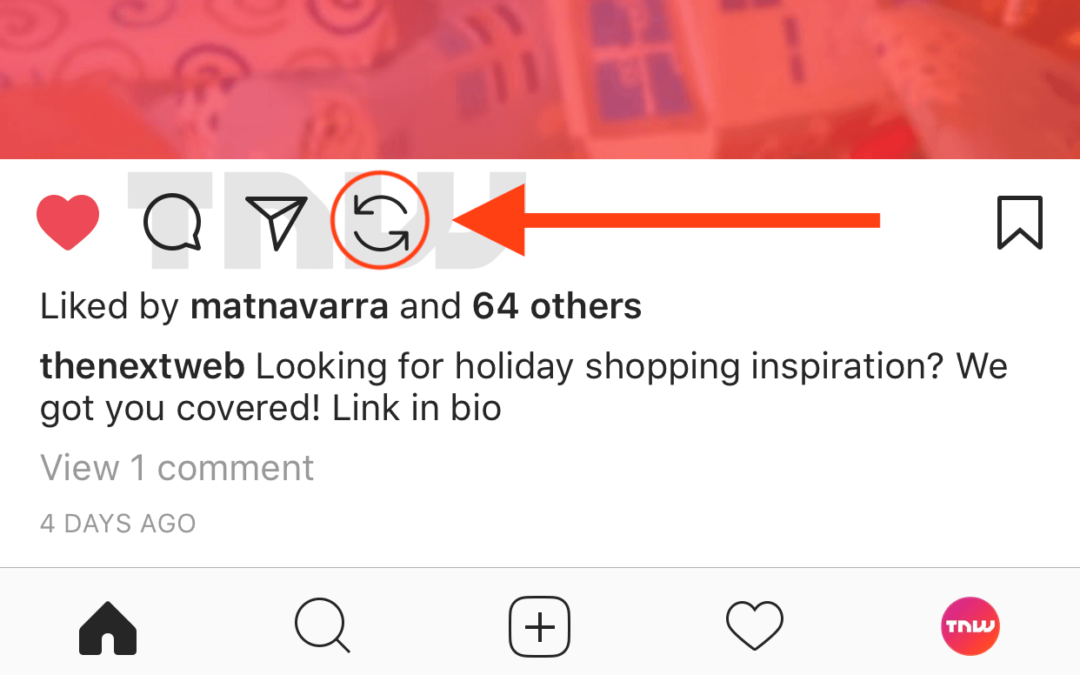 Instagram teste un bouton regram et d&rsquo;autres fonctionnalités