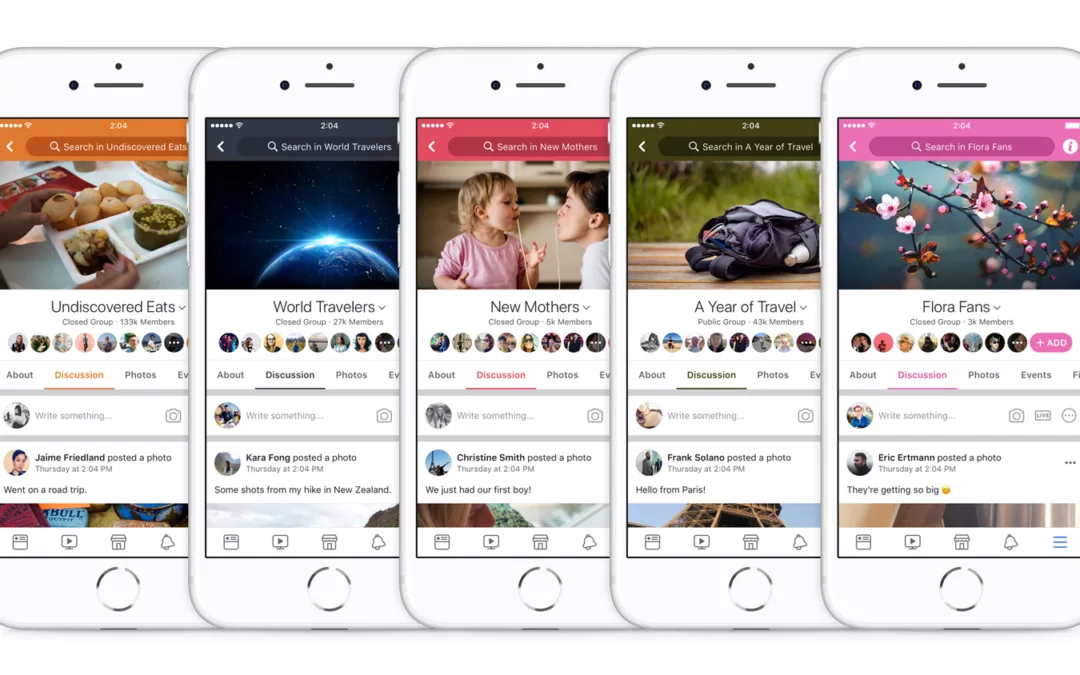 Facebook annonce de nouveaux outils pour les groupes