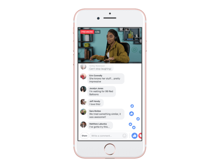 facebook-premieres