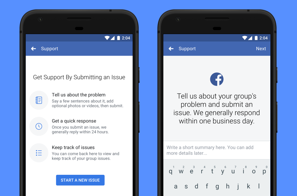 Facebook propose un support pour les administrateurs de groupe