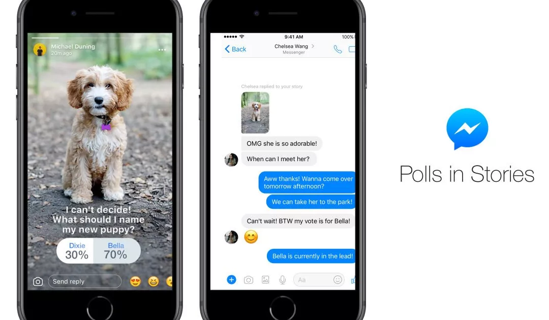 Facebook ajoute les sondages dans les Stories Messenger