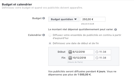 facebook jeu marketing sponsorisé