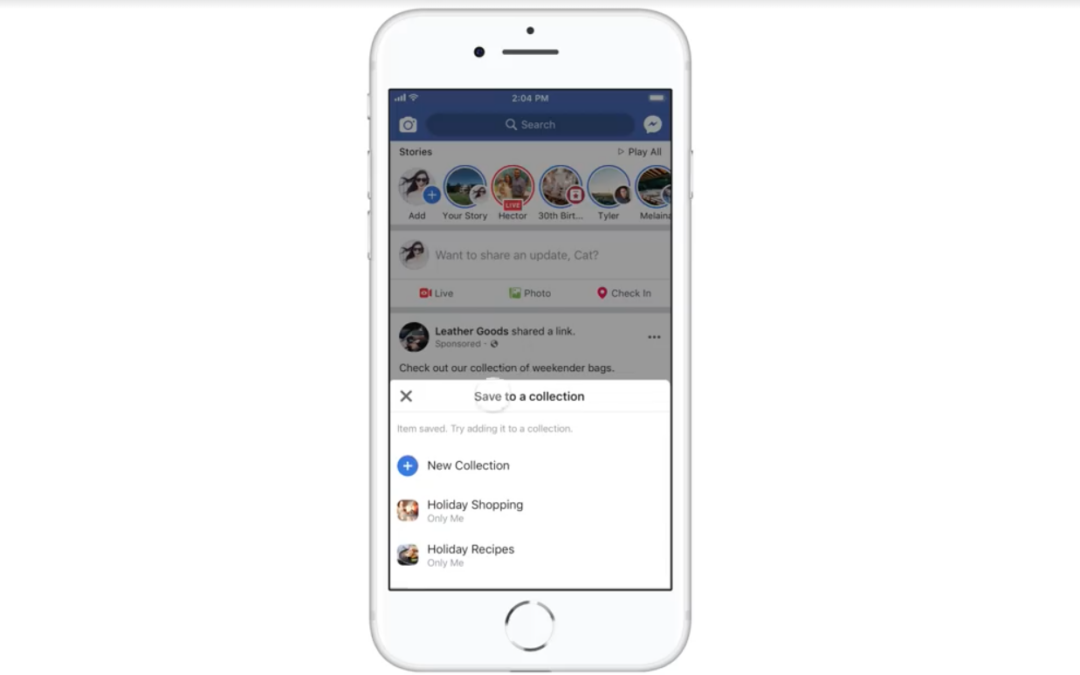 Facebook: nouvelle façon de partager des idées de cadeaux