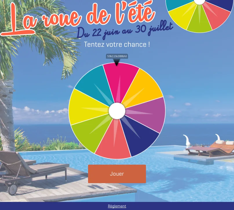 campagne Irrijardin roue de la chance