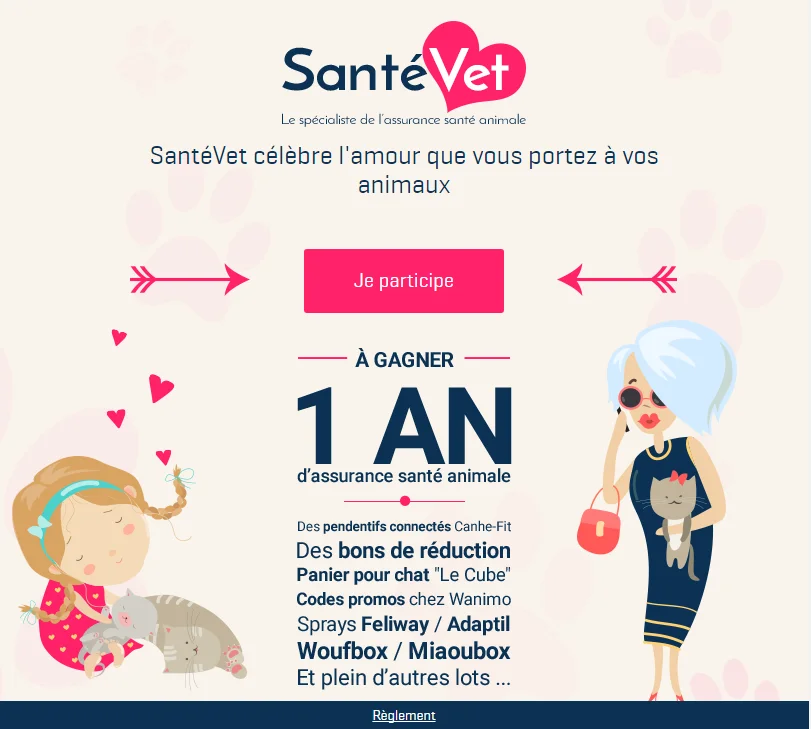 Campagne santévet instant win