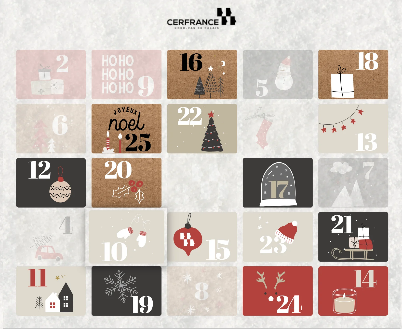 calendrier de l'avent CE